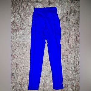 women’s size xs ETHOS discontinued royal blue high waisted leggings